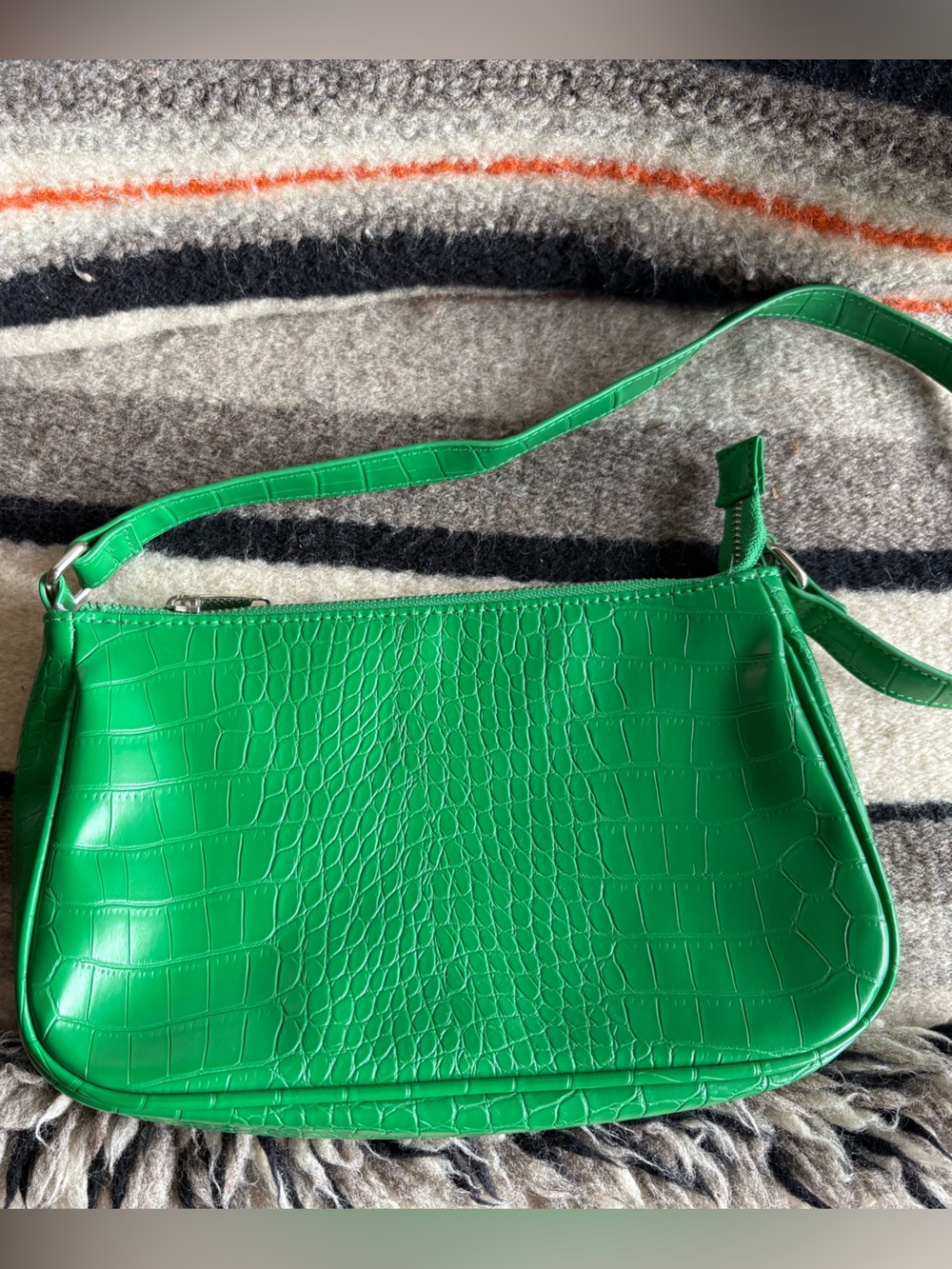 Faux Leather Y2K Shoulder Bag